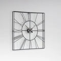 Black Square Wall Clock – Contemporary Minimalism Meets Function