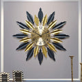 Black and Golden Designer Metal Wall Clock – A Bold Statement for Your Space