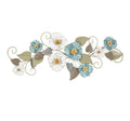Blue and White Petal Wall Art – A Fresh, Floral Touch for Your Home