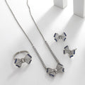 Butterfly Design Waterproof Silver-Polished Combo Jewelry – Graceful Elegance with Lasting Durability