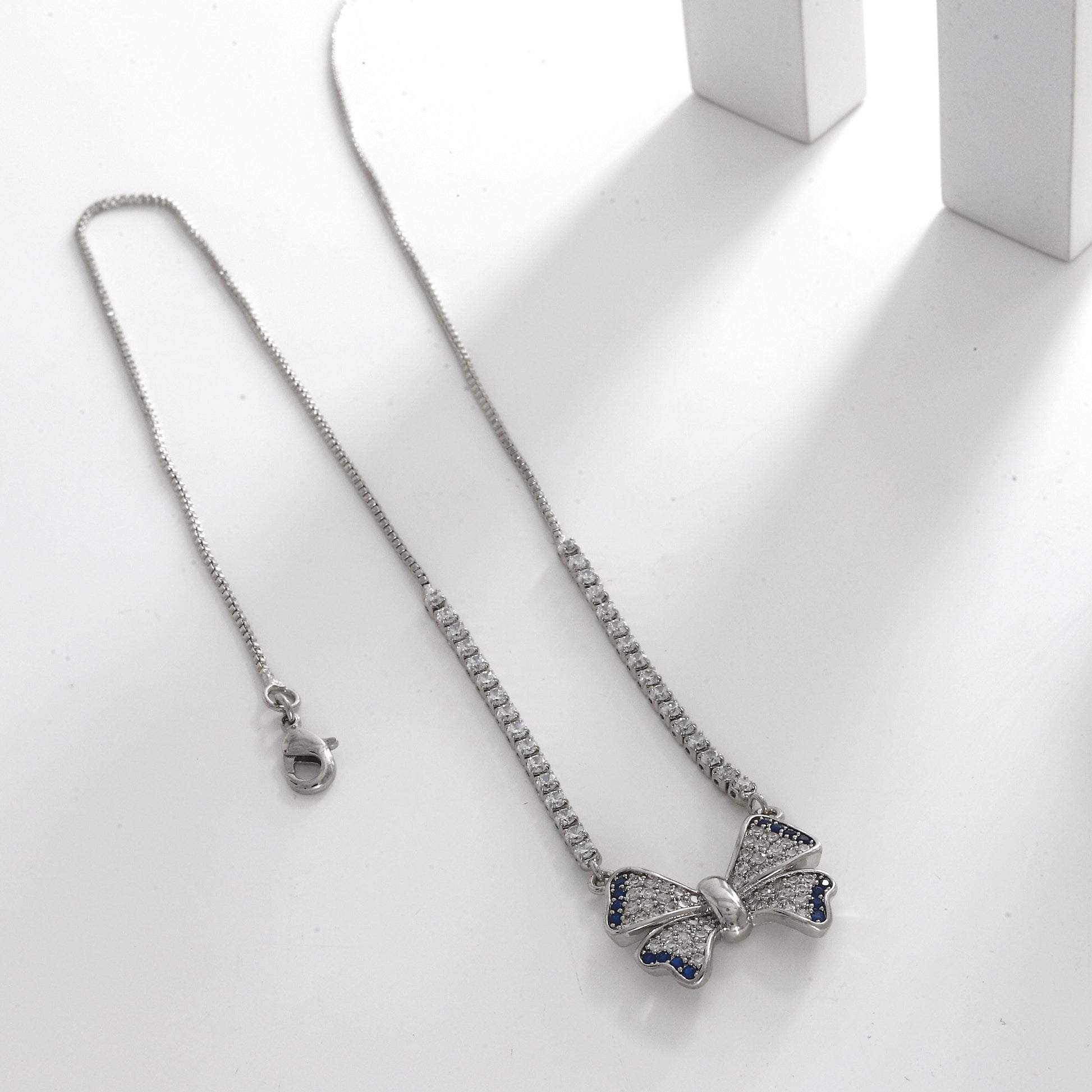 Butterfly Design Waterproof Silver-Polished Combo Jewelry – Graceful Elegance with Lasting Durability