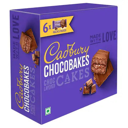 Cadbury Chocobakes Choc Layered Cake Pack of 6 Pcs