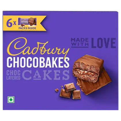Cadbury Chocobakes Choc Layered Cake Pack of 6 Pcs