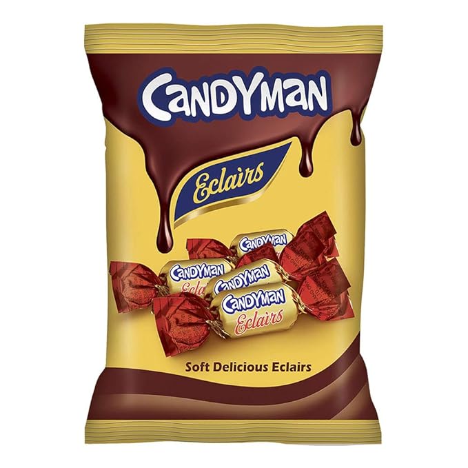 Candyman Eclairs Caramel – A Creamy Core of Sweet Nostalgia (240g)