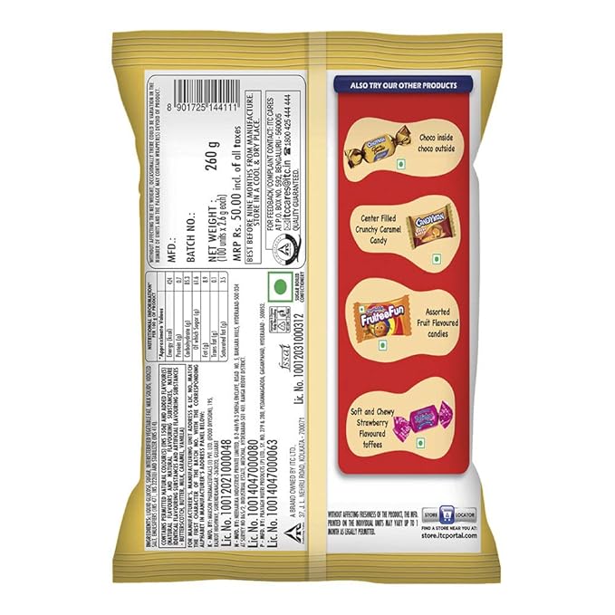 Candyman Eclairs Caramel – A Creamy Core of Sweet Nostalgia (240g)