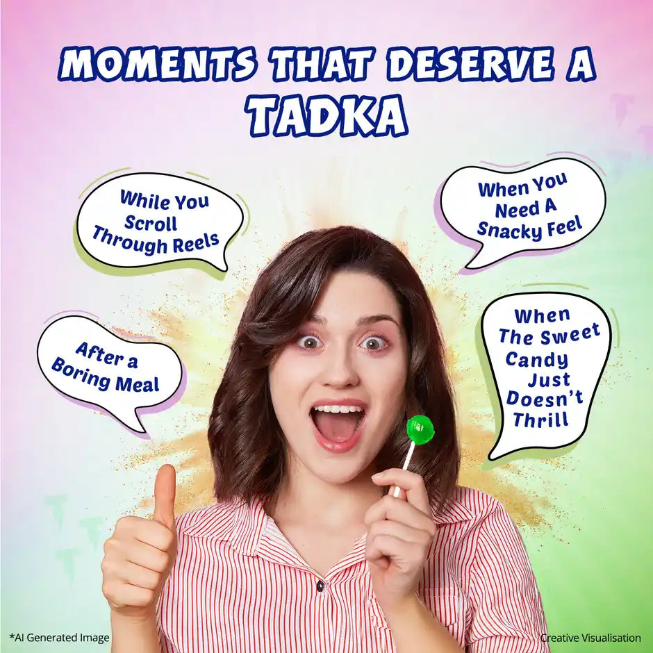 Candyman Tadka Lollipop – A Desi Twist of Sweet & Spicy Fun