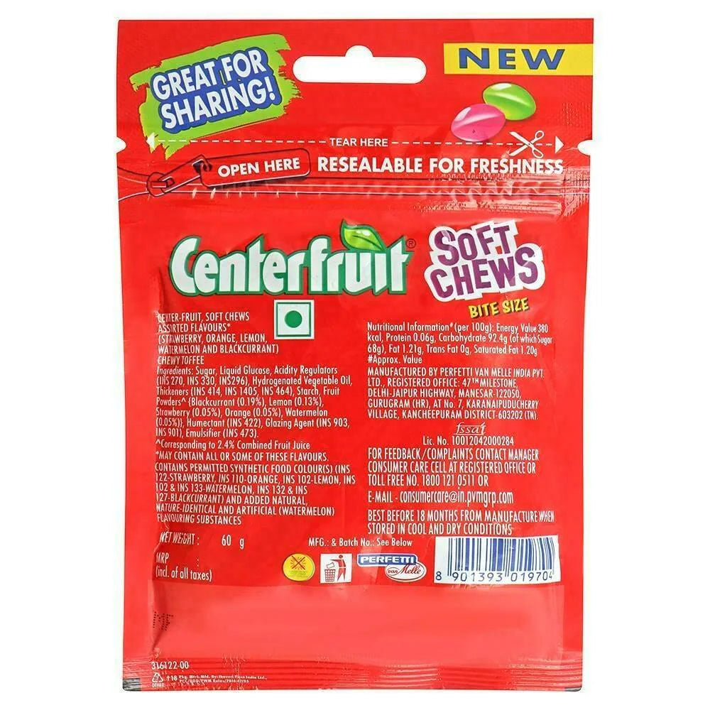 Center Fruit Soft Chews Front