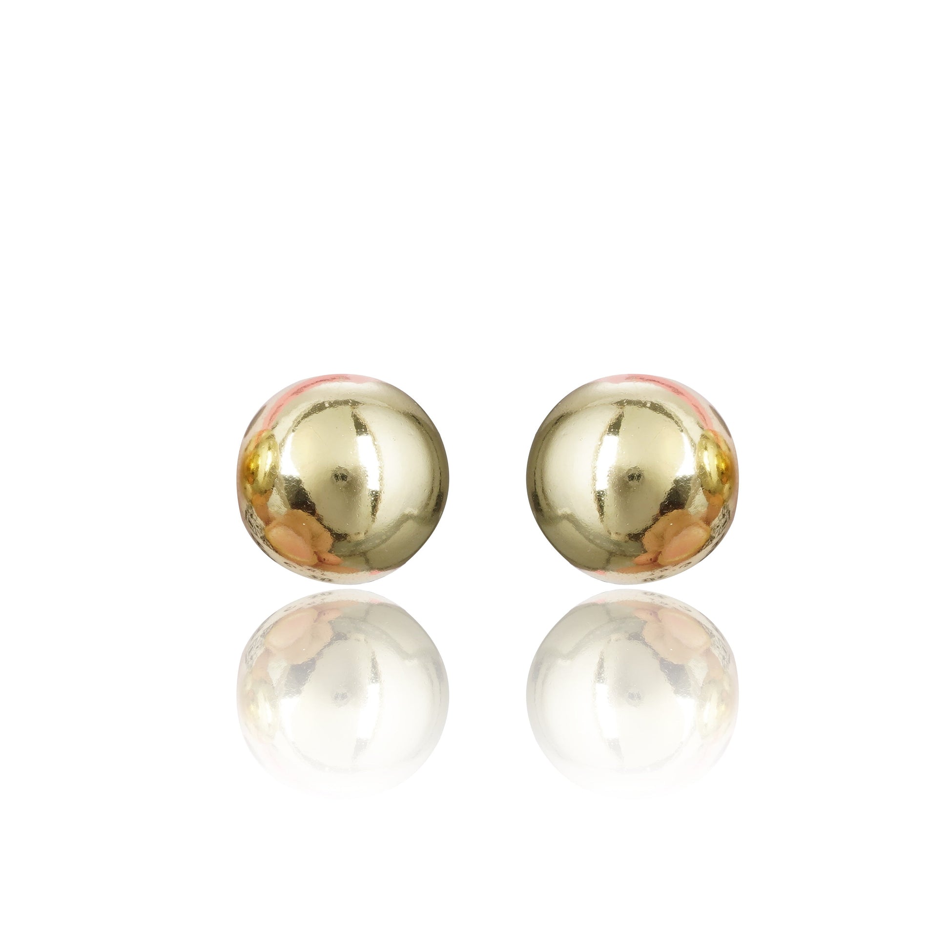 Circle Shape Tan Free Goldenpolish Western Earrings – Timeless Elegance with a Modern Twist