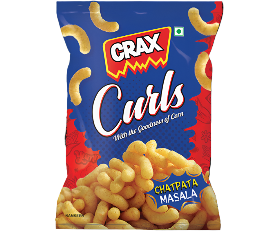 Crax Curls - Chatpatta Masala | Spicy & Zesty Crunch

