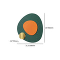 Curved Emerald Metal Wall Art – A Bold Expression of Luxury and Nature