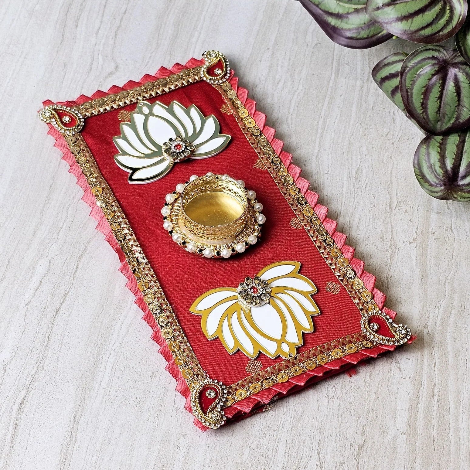Decorative Traditional Design Candle Holder – A Perfect Piece for Diwali and Home Decor