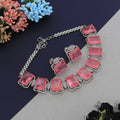 Diamond Choker Set with Pink Colors – A Beautiful Blend of Elegance, Softness, and Luxury