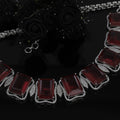 Diamond Choker Set with Ruby Colors – A Perfect Fusion of Timeless Elegance and Passionate Luxury