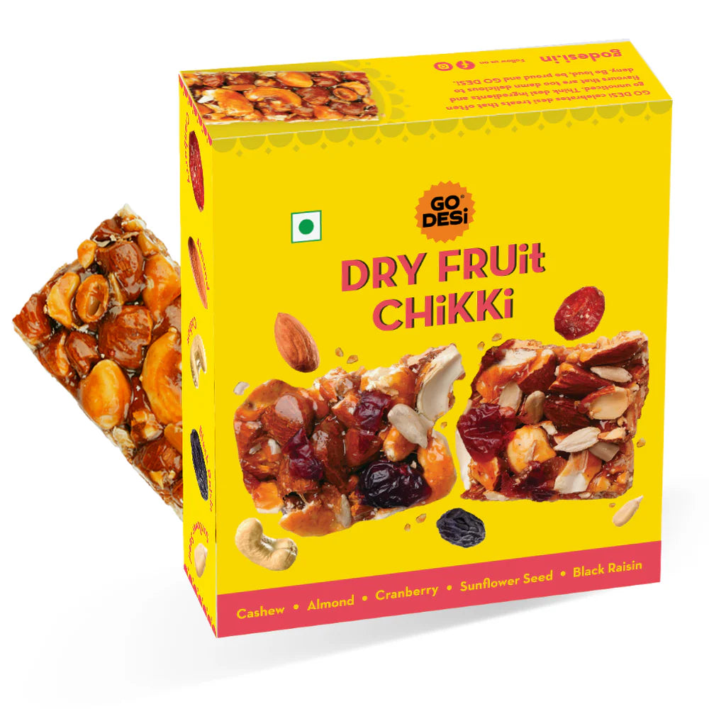 Dry Fruit Chikki | Desi Meetha | Pack of 6