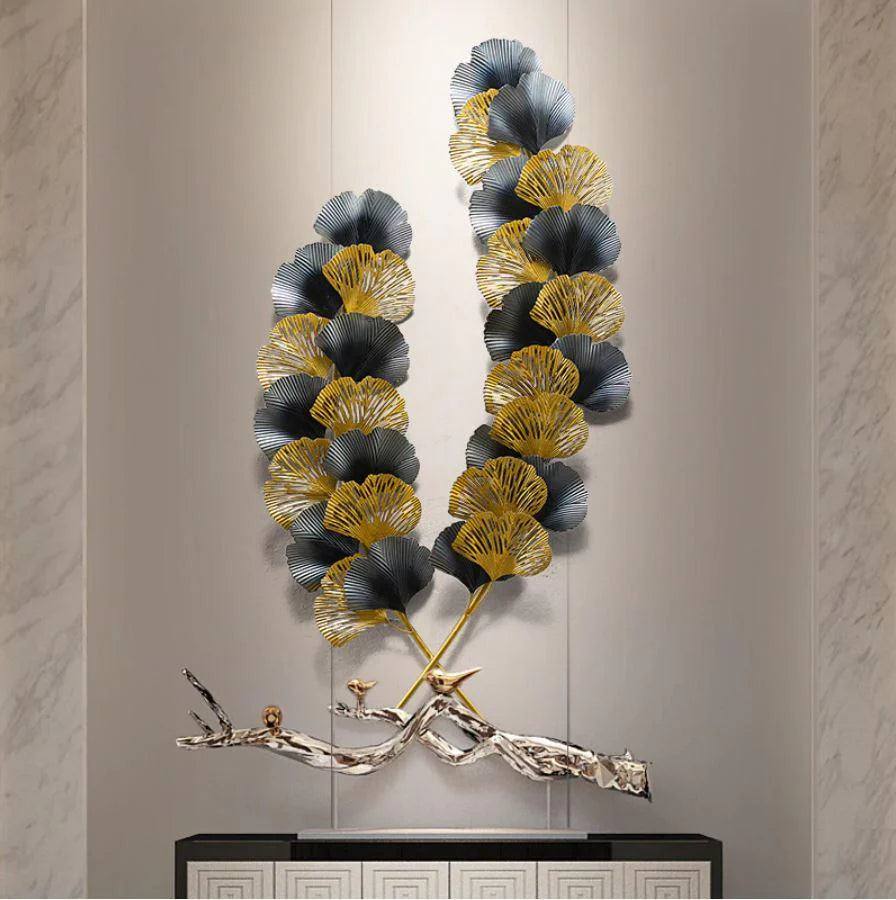 Dual Branches Wall Art – Elegant and Modern Nature-Inspired Décor