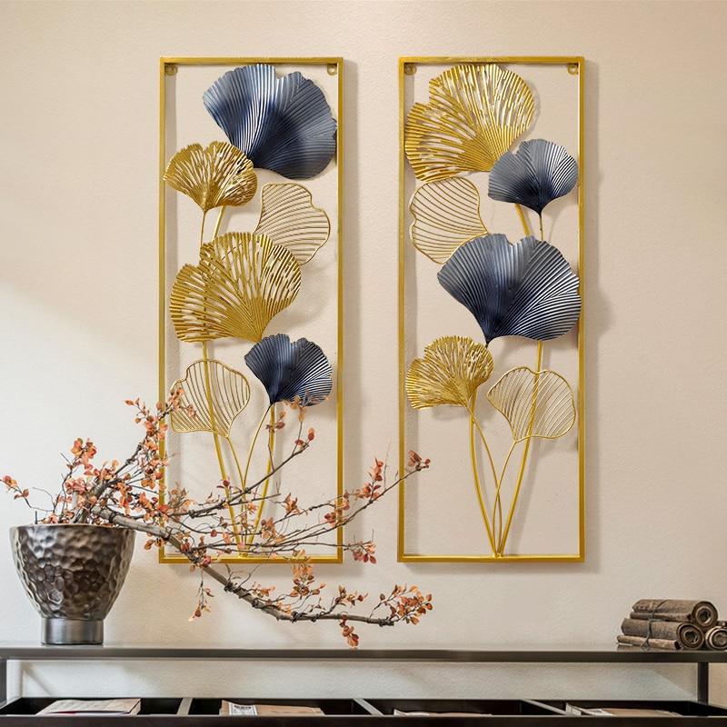 Dual Leaf Frame Wall Art Set of 2 – Nature-Inspired Elegance for Your Home