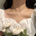 Elegant Dual-Layer Pearl & Kundan Pendant Necklace – Where Royalty Meets Tradition