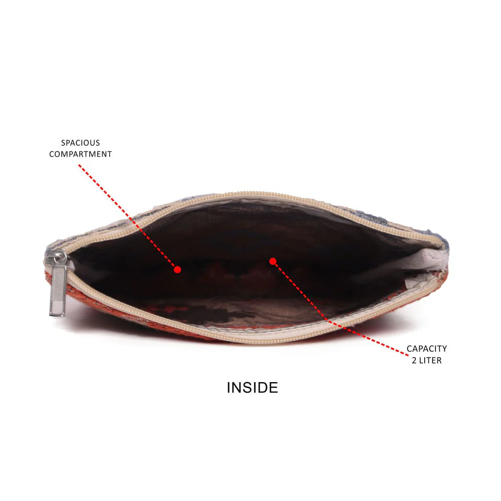 Elegant & Functional Makeup/Travel Pouch – Your Perfect On-the-Go Organizer