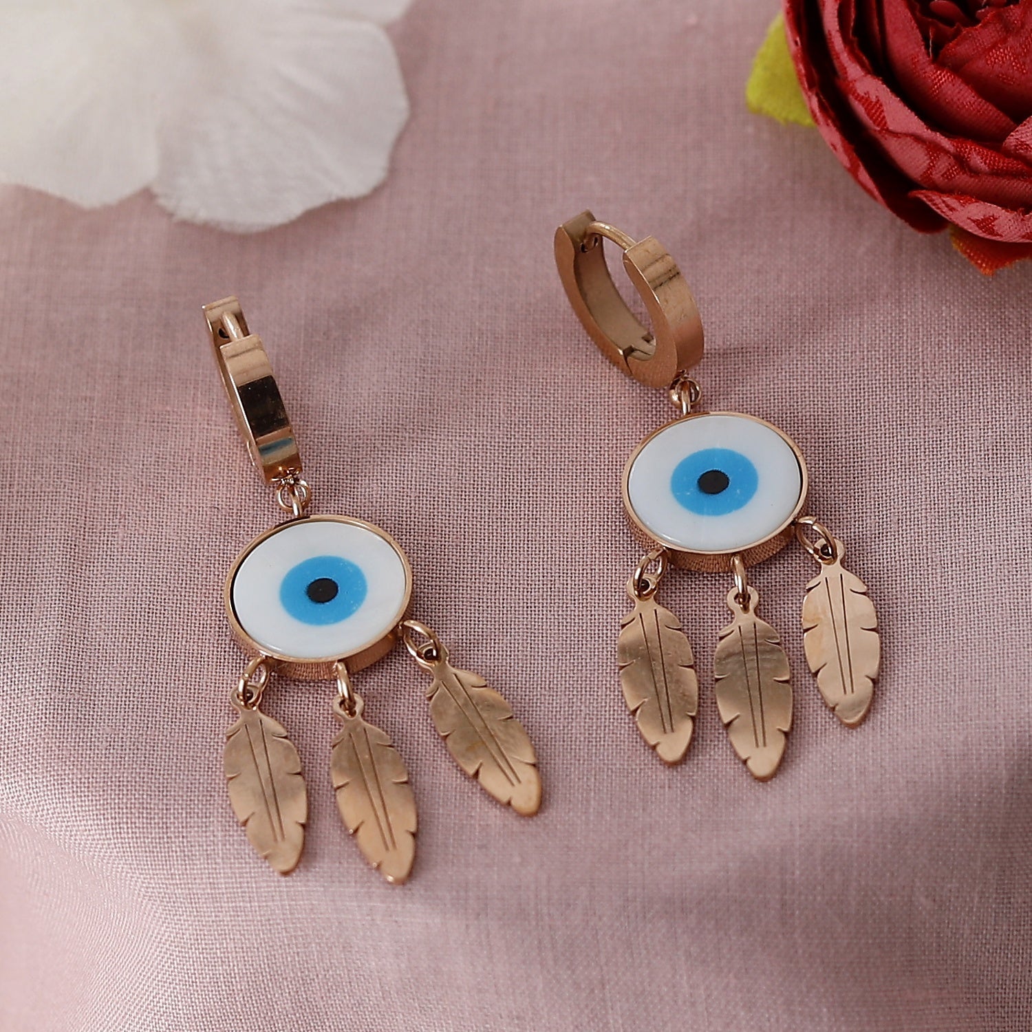 Evileye Circle Shape Gifting Earrings – A Bold Symbol of Protection and Style