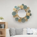 Flower Metal Wall Mirror – A Touch of Elegance and Charm