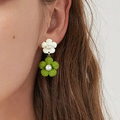 Fresh Bloom Pearl Stud Earrings – Lightweight Spring Style