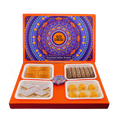 GO DESi - Assorted Meetha Diwali Gift Box | Diwali Diya | Kaju Katli | Besan Laddoo | Mysore Pak | Badam Coconut Barfi