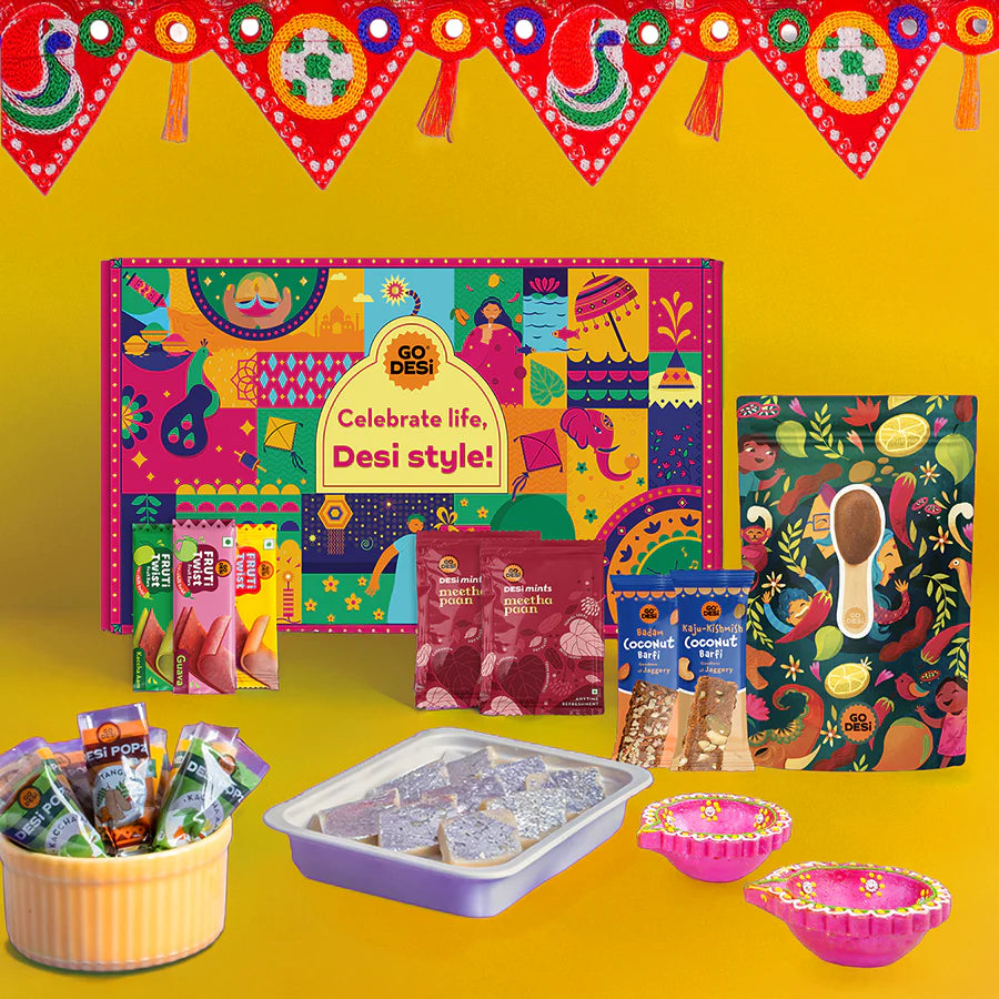 GO DESi Diwali Gift Box | 17 Items