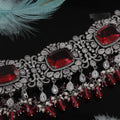 German Polish Diamond Choker Set – A Luxurious Blend of Timeless Elegance and Radiant Sparkle
