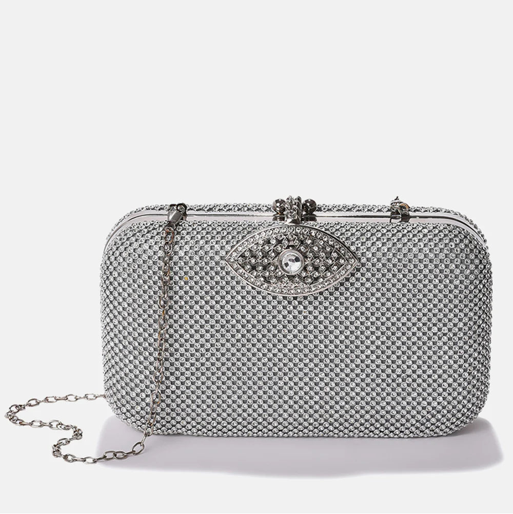 Gleaming Glamour Clutch – A Dazzling Statement of Elegance and Sparkle
