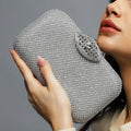 Gleaming Glamour Clutch – A Dazzling Statement of Elegance and Sparkle