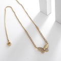 Gold-Polished Waterproof Butterfly Design Combo Jewelry – Elegance with Everyday Durability