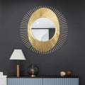 Golden Egg Accent Mirror – A Statement of Luxury and Style