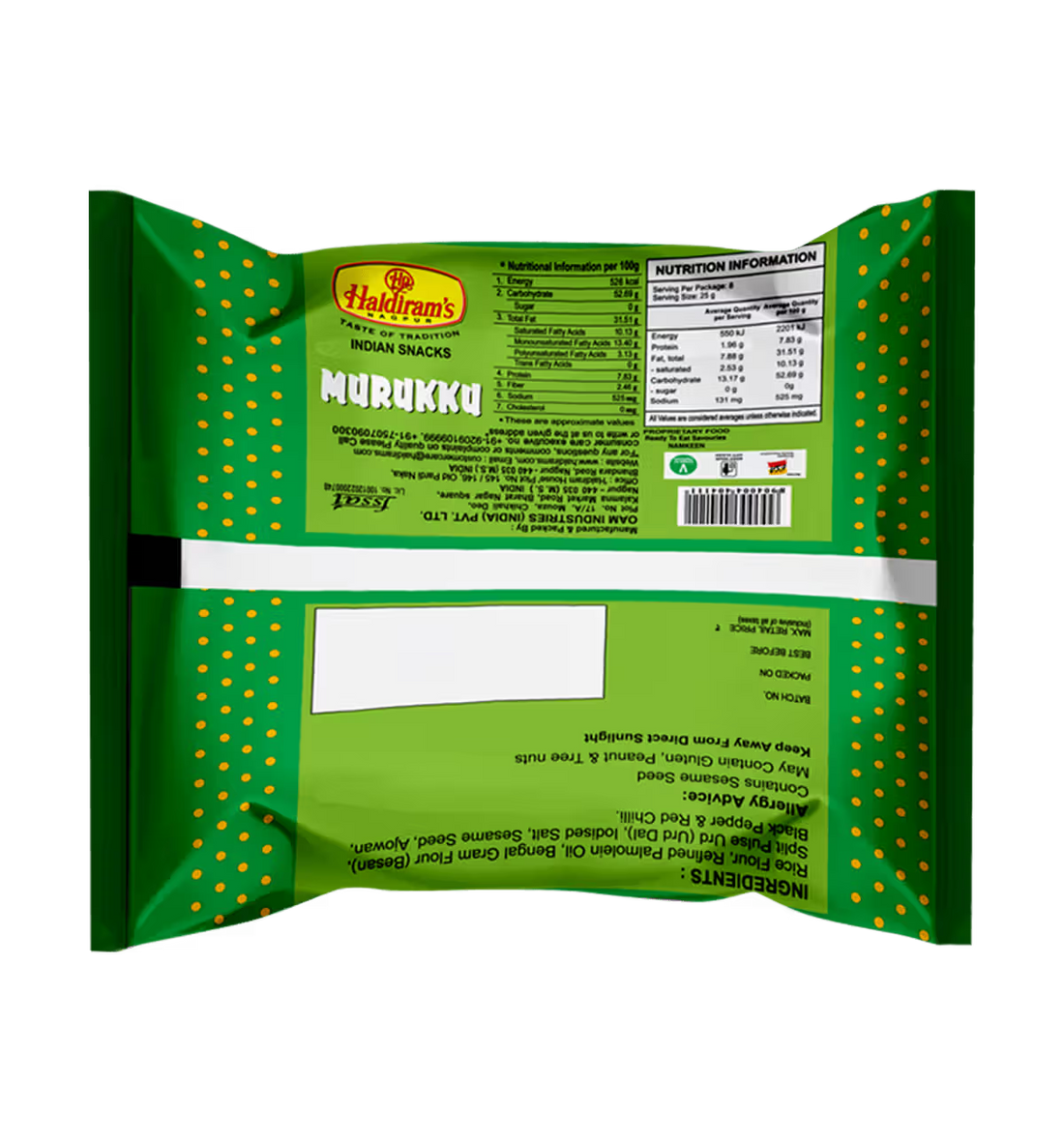 Haldiram’s Nagpur Murukku – A Crunchy Twist of South Indian Tradition