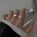 Heartfelt Duo Ring Set – Double the Charm, Every Single Day