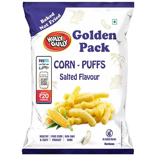 Hully Gully- classic salted puffs (120 Gm)