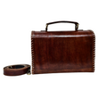 Hut Leather Bag with Dedhi Work – A Fusion of Tradition & Elegance