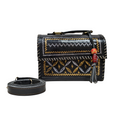 Hut Leather Bag with Jurr Work – A Blend of Artistry & Elegance