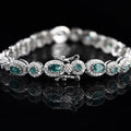 Imported Green American Diamond Loose Bracelet – A Graceful Touch of Emerald Elegance