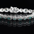 Imported Green American Diamond Loose Bracelet – A Graceful Touch of Emerald Elegance