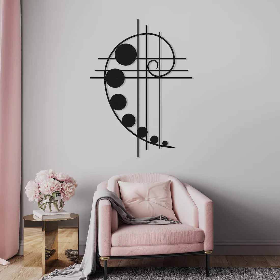 Iron Lace Wall Art – Elegant Craftsmanship for Your Home