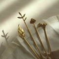 Juniper Brass Cocktail Stirrers | Elegant Stirring with a Touch of Luxury