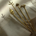 Juniper Brass Cocktail Stirrers | Elegant Stirring with a Touch of Luxury