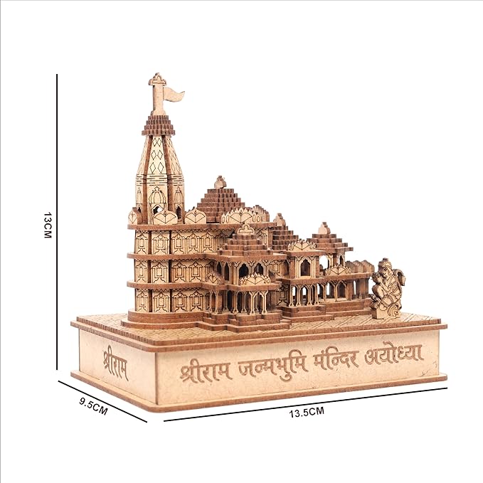 Laser Art Ram Mandir Ayodhya Model 3D Replica