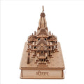 Laser Art Ram Mandir Ayodhya Model 3D Replica, front