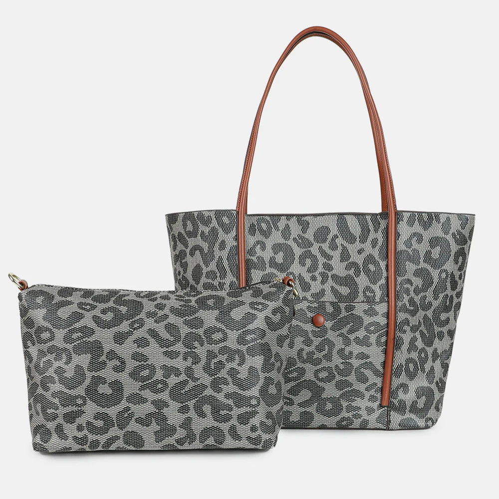 Leah Multicolor Tote Bag With Pouch Set – A Vibrant Blend of Style and Functionality