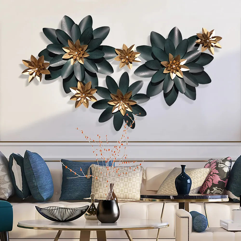 Lotus Flower Metal Wall Art – A Symbol of Tranquility and Elegance