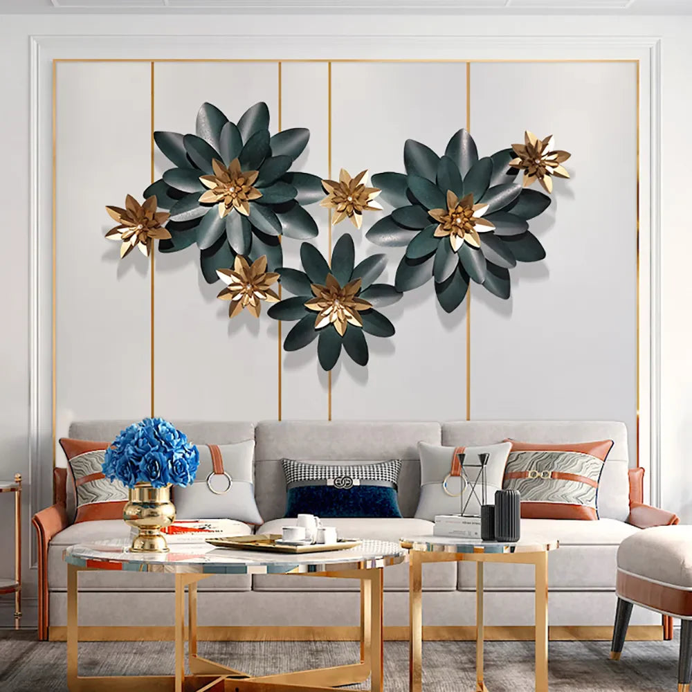 Lotus Flower Metal Wall Art – A Symbol of Tranquility and Elegance