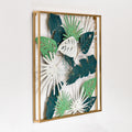 Lupin Leaves Frame Metal Wall Art – A Touch of Nature and Elegance for Your Home