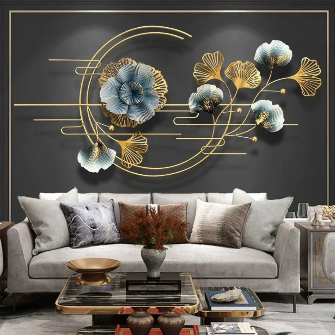 Majestic Bouquet Metal Wall Art – A Floral Masterpiece for Your Home