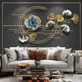 Majestic Bouquet Metal Wall Art – A Floral Masterpiece for Your Home
